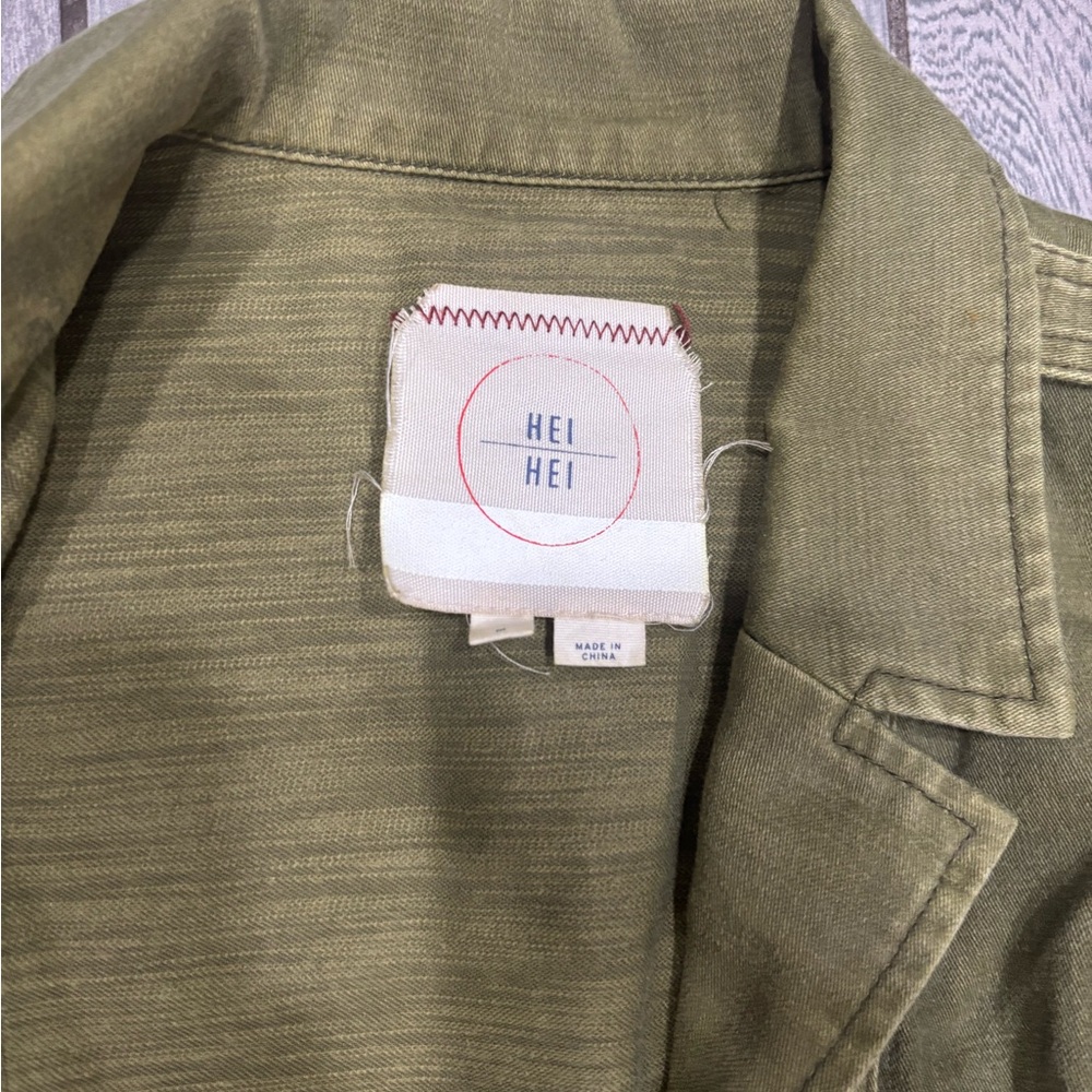 Anthropologie Hei Hei Ruffleback Anorak Size Medium - Picture 7 of 11
